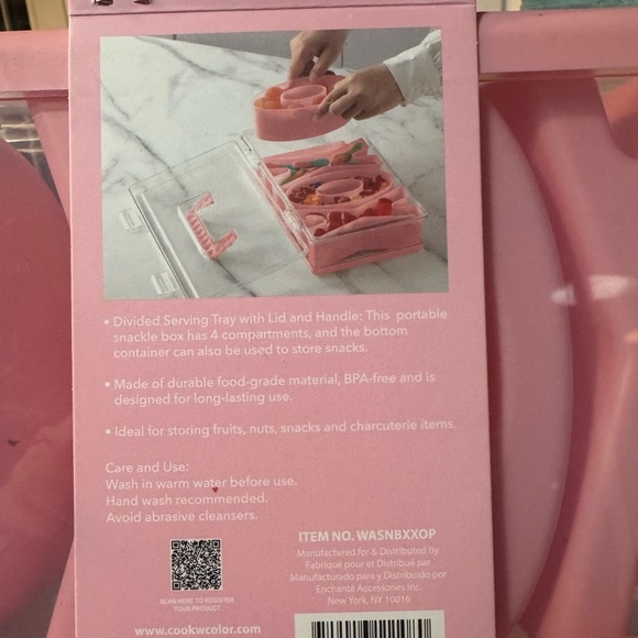 CWC Pink XO Snack Box Snacklebox - Picture 4 of 7